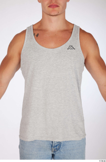 Darren casual dressed grey tank top upper body 0001.jpg